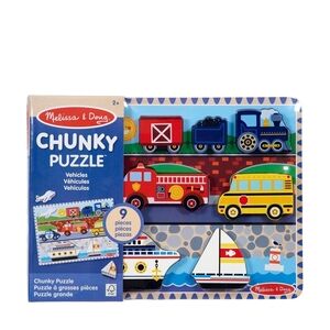 Melissa & Doug Chunky Puzzle- Vehicles